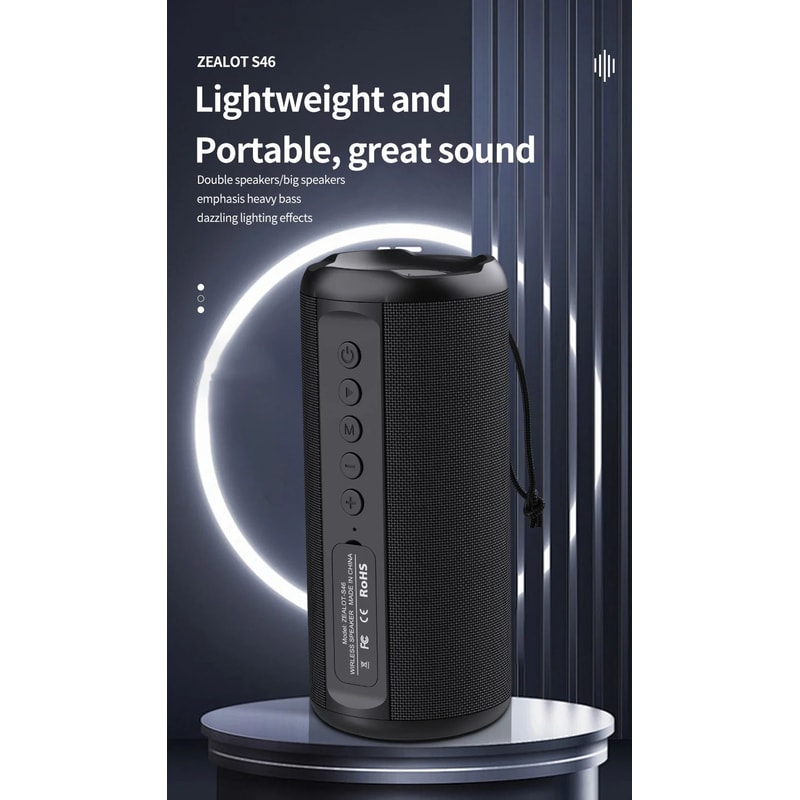 ZEALOT S46 10W Wireless Bluetooth Speaker 6