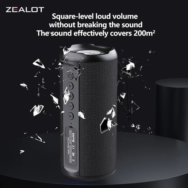 ZEALOT S46 10W Wireless Bluetooth Speaker 12