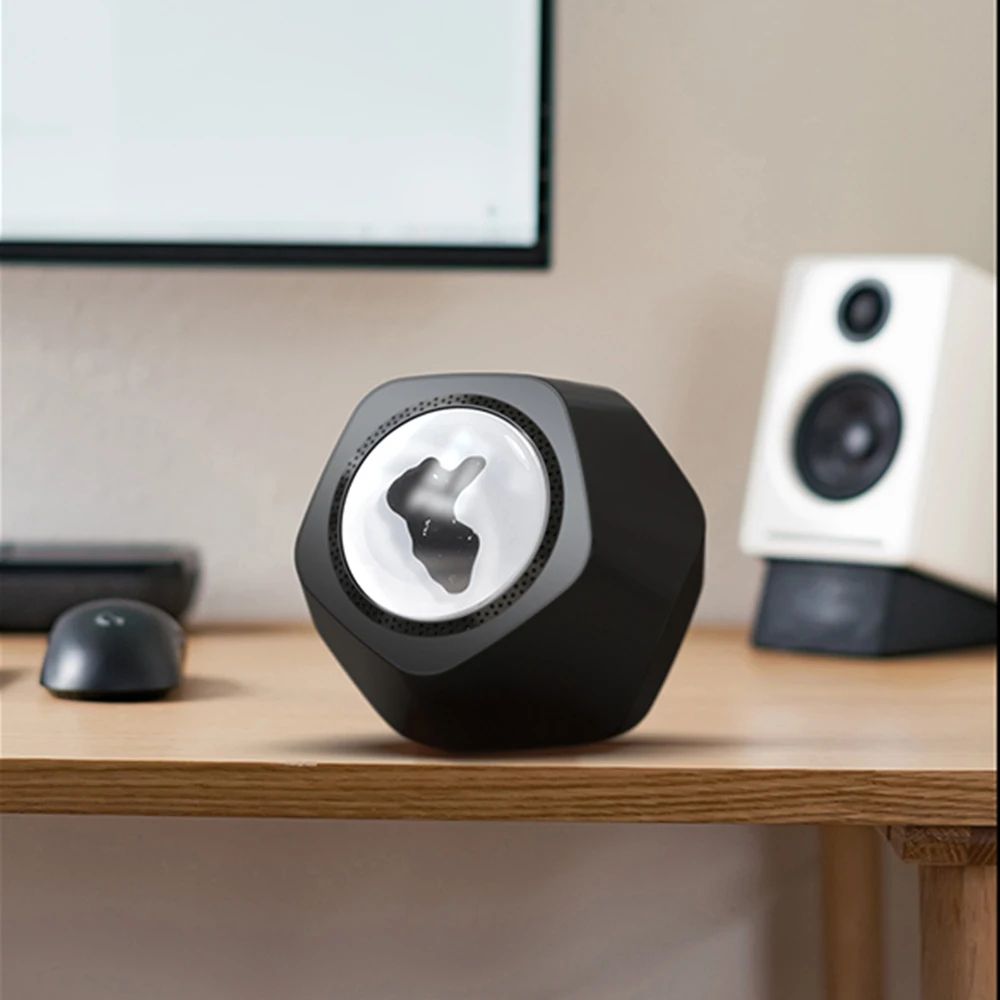 Magnetic Fluid Desktop Bluetooth Speaker Rhythm Lamp 2