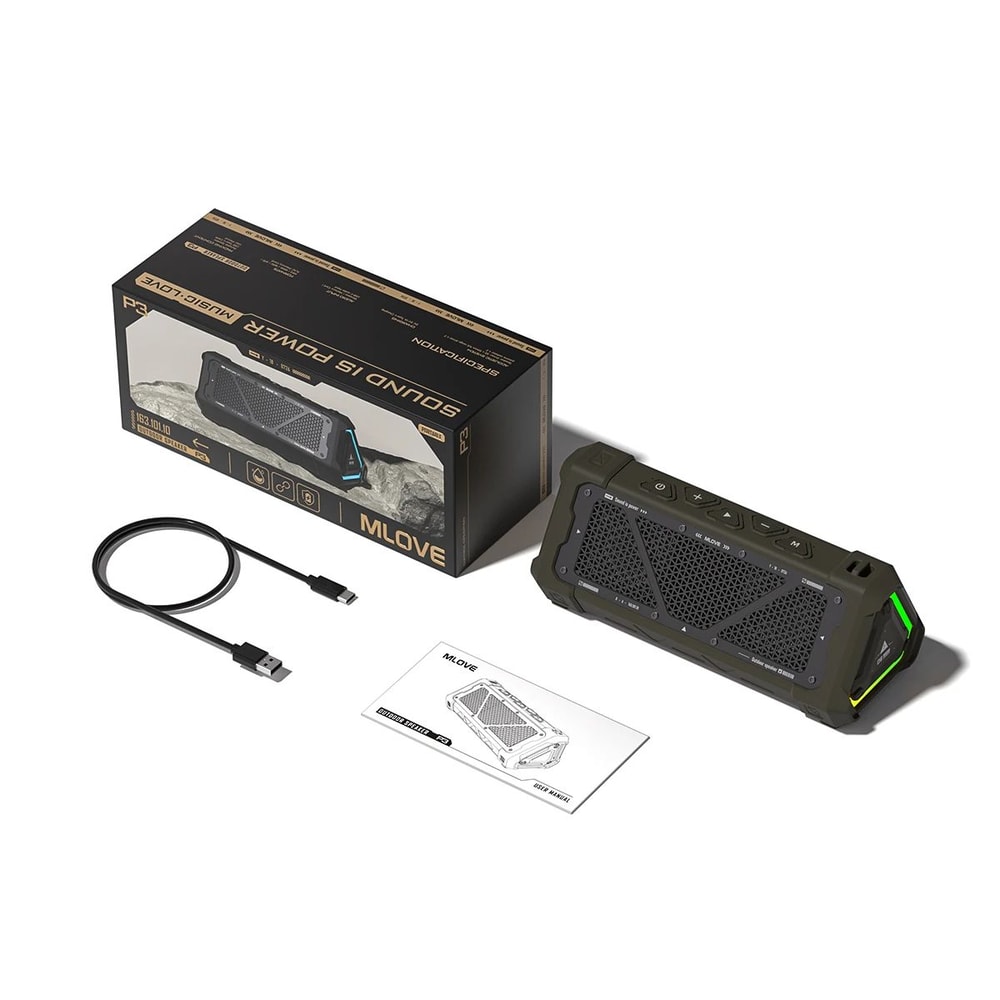 MLOVE P3 40W Outdoor Bluetooth Speaker 11