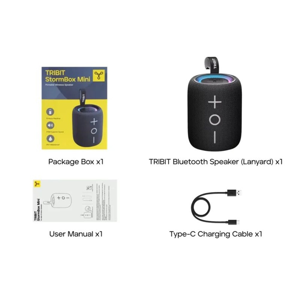 TRIBIT StormBox Miniplus 12W Bluetooth Speaker 9