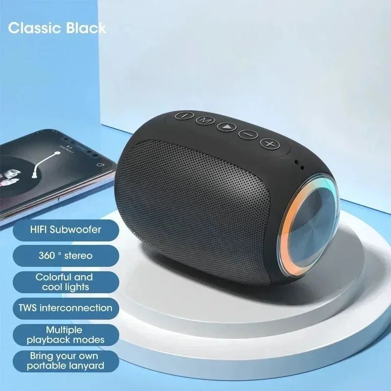 10W Waterproof Portable Bluetooth Speaker 8