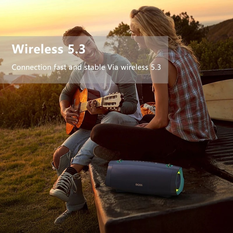 DOSS 70W Waterproof Portable Bluetooth Speaker 2