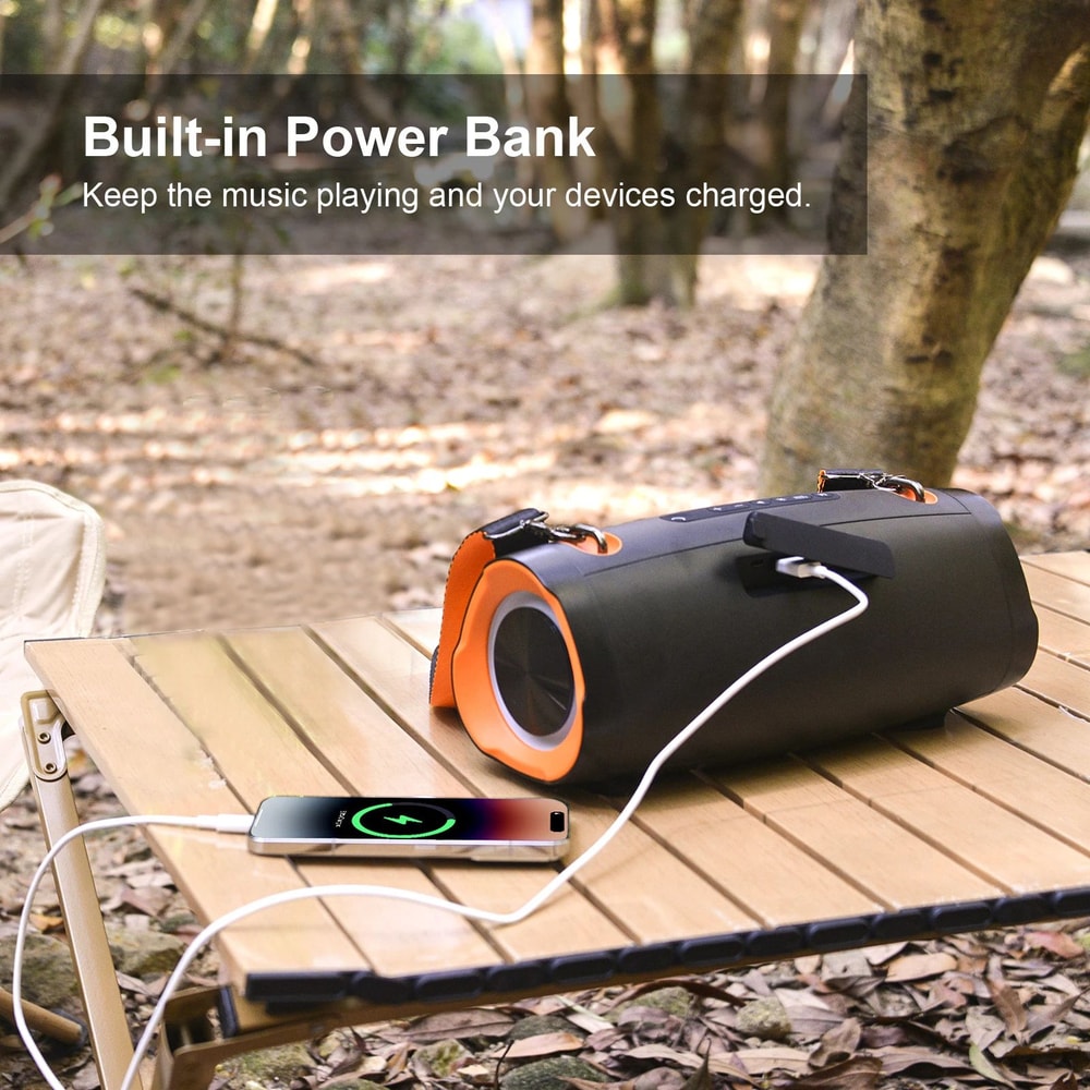 DOSS 70W Waterproof Portable Bluetooth Speaker 7