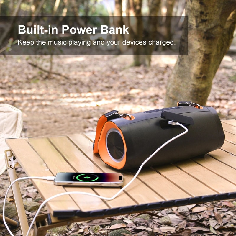 DOSS 70W Waterproof Portable Bluetooth Speaker 7