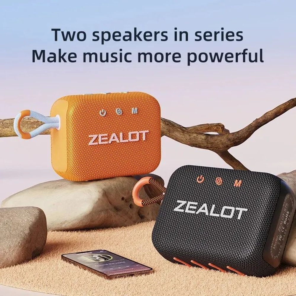 ZEALOT S75 Outdoor Portable Bluetooth Speaker 5