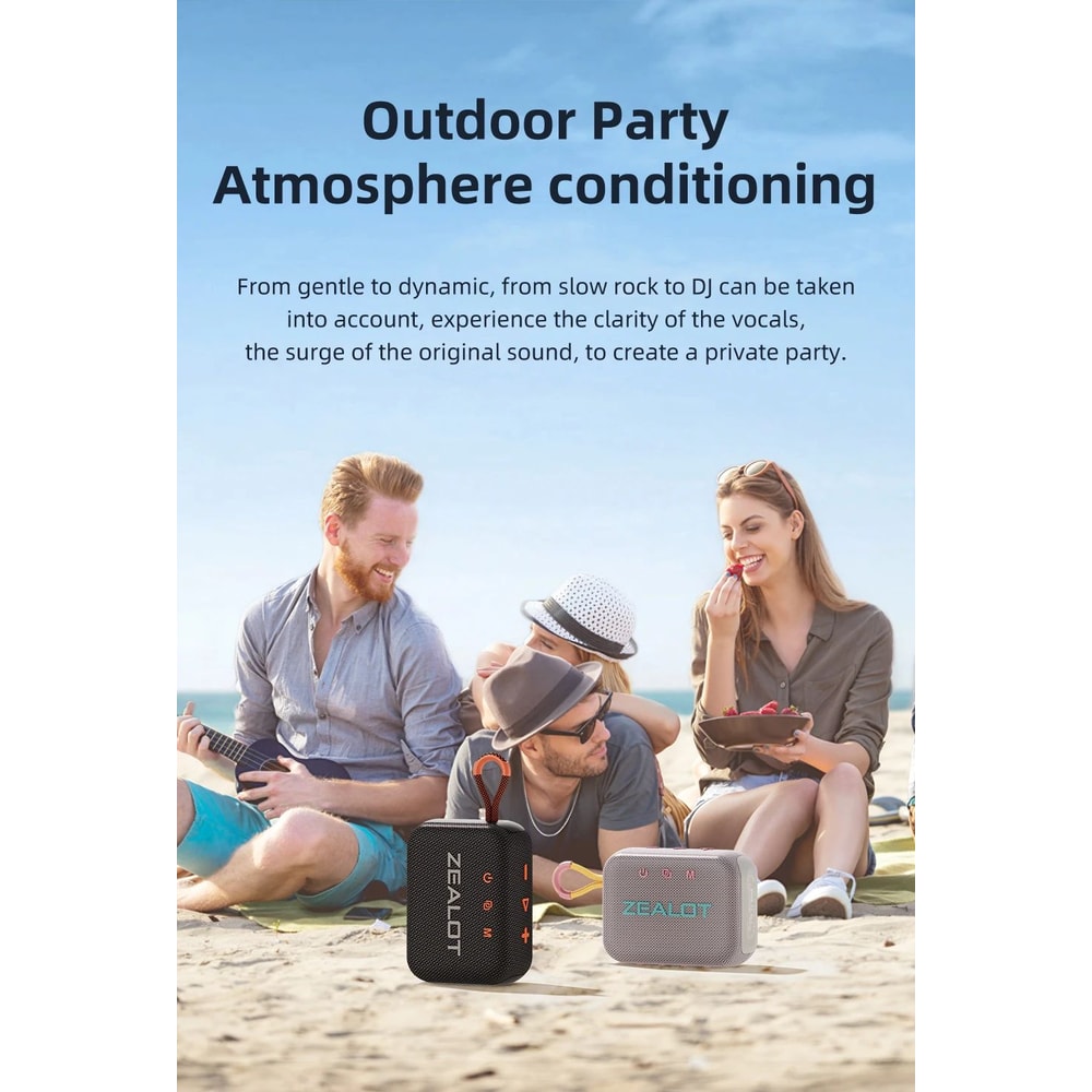 ZEALOT S75 Outdoor Portable Bluetooth Speaker 11