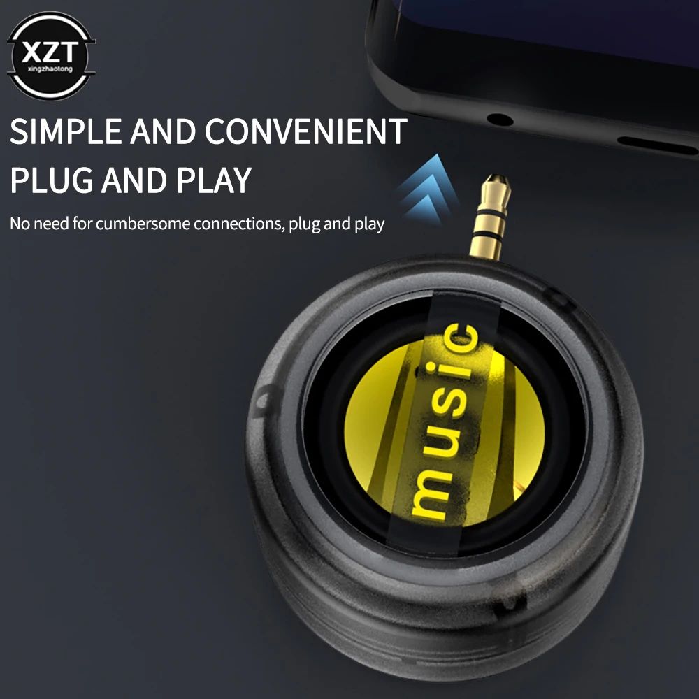 Mini Portable Rechargeable AUX Stereo Speaker 2