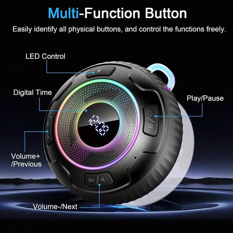 S5 Waterproof Bluetooth Speaker With Mic 2