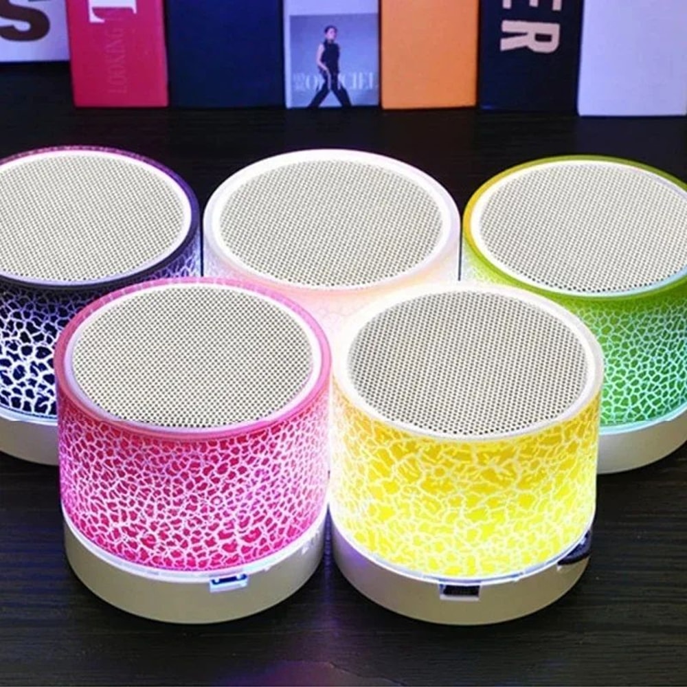Mini Bluetooth Speaker With LED Light And Bass 3
