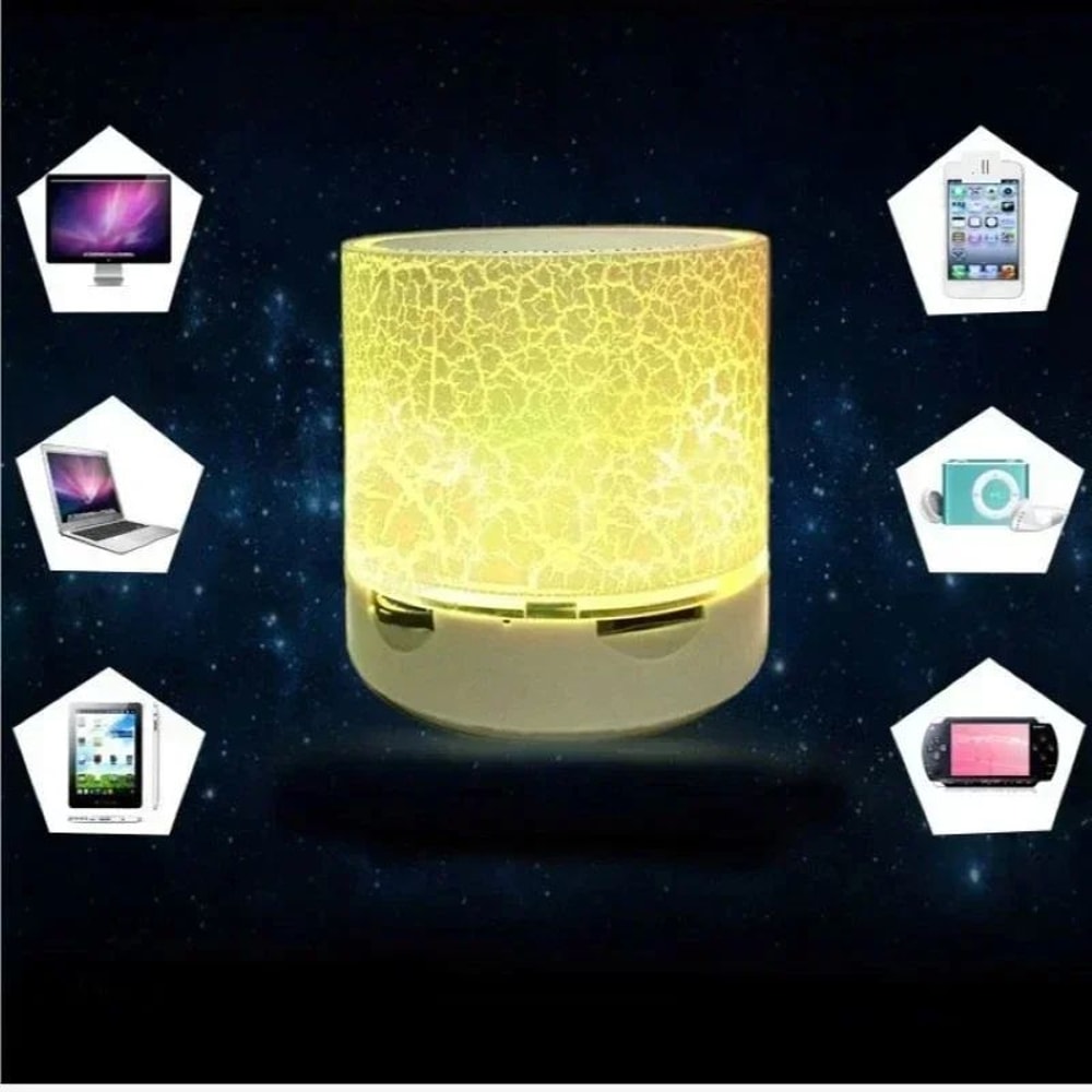 Mini Bluetooth Speaker With LED Light And Bass 8