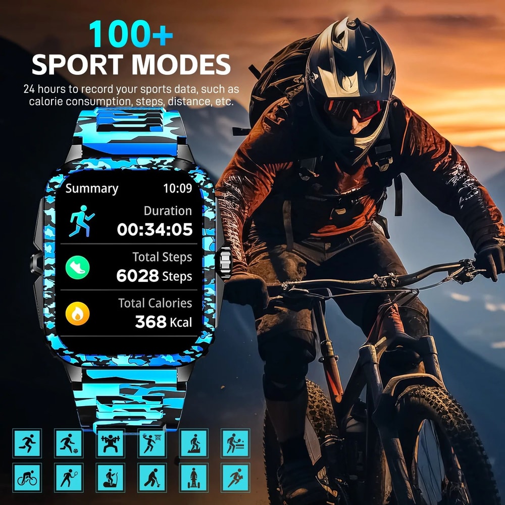 LaNikar KT71 Bluetooth Calling Fitness Smartwatch 1