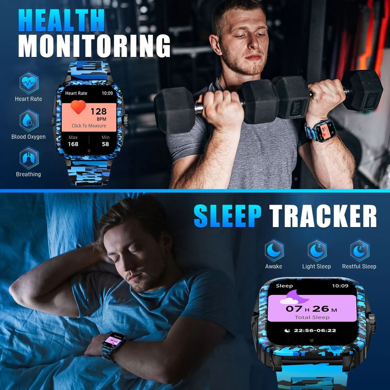 LaNikar KT71 Bluetooth Calling Fitness Smartwatch 4