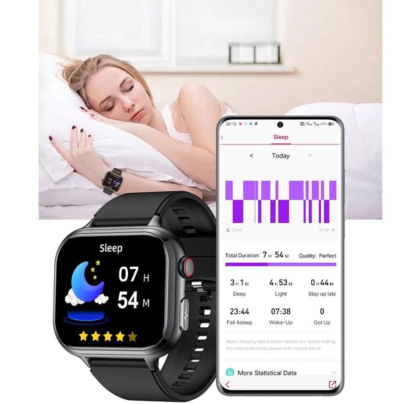 VALDUS VE31 Pro ECG Bluetooth Calling Smartwatch 2