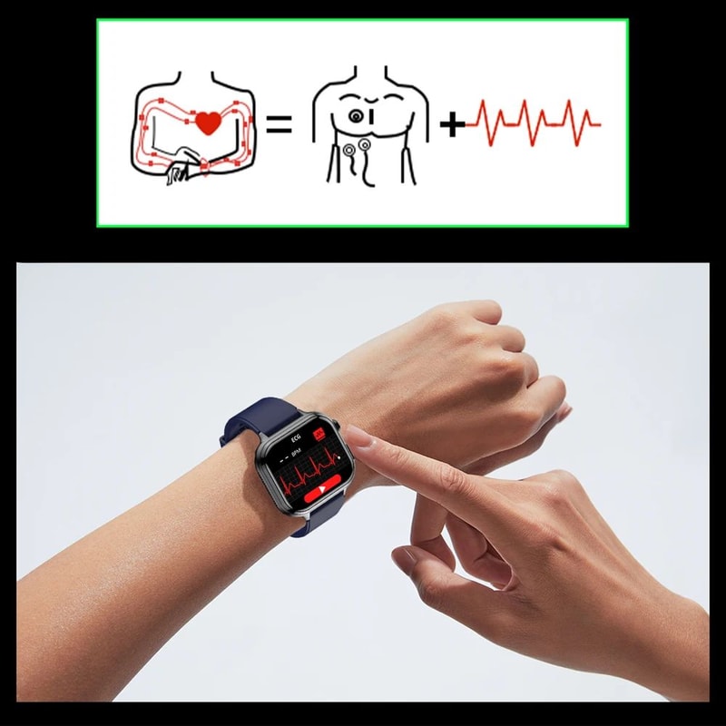 VALDUS VE31 Pro ECG Bluetooth Calling Smartwatch 3