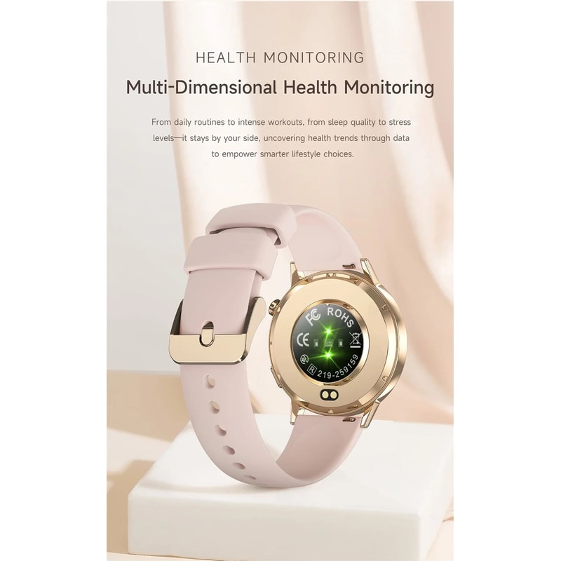 Women AMOLED Bluetooth Calling Smartwatch With Flashlight 12