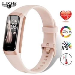 lige amoled fitness tracker smartwatch for women