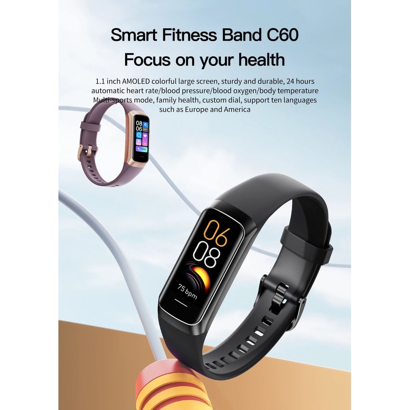 LIGE AMOLED Fitness Tracker Smartwatch For Women 6