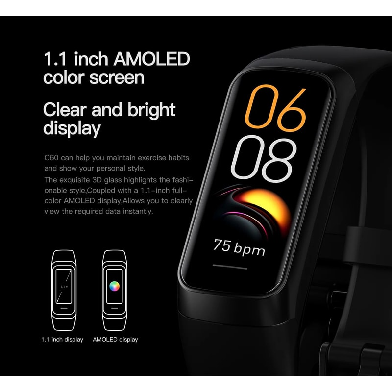 LIGE AMOLED Fitness Tracker Smartwatch For Women 7