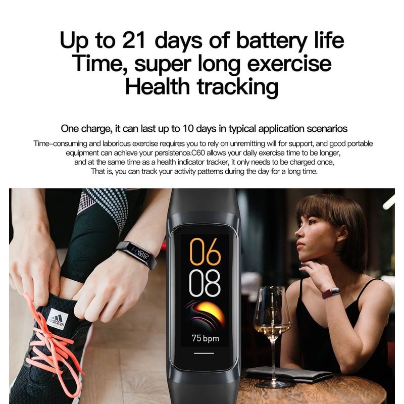 LIGE AMOLED Fitness Tracker Smartwatch For Women 10
