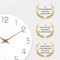 12 Inch Silent Wooden Minimalist Wall Clock 1