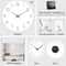 12 Inch Silent Wooden Minimalist Wall Clock 2