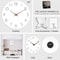 12 Inch Silent Wooden Minimalist Wall Clock 2
