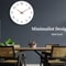 12 Inch Silent Wooden Minimalist Wall Clock 8