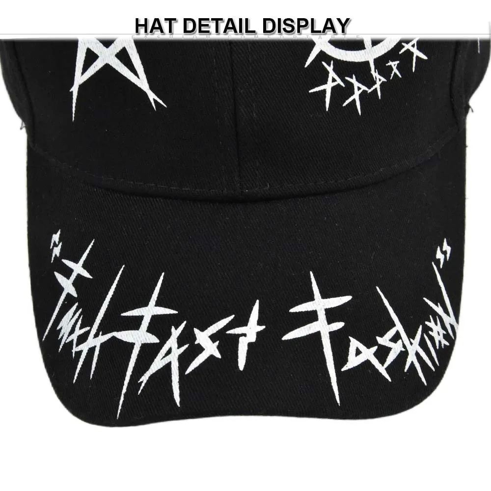 Graffiti Letter Patchwork Snapback Baseball Cap 7