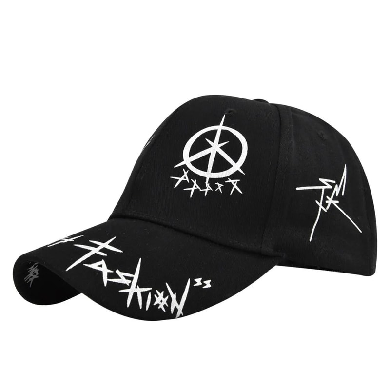 Graffiti Letter Patchwork Snapback Baseball Cap 12