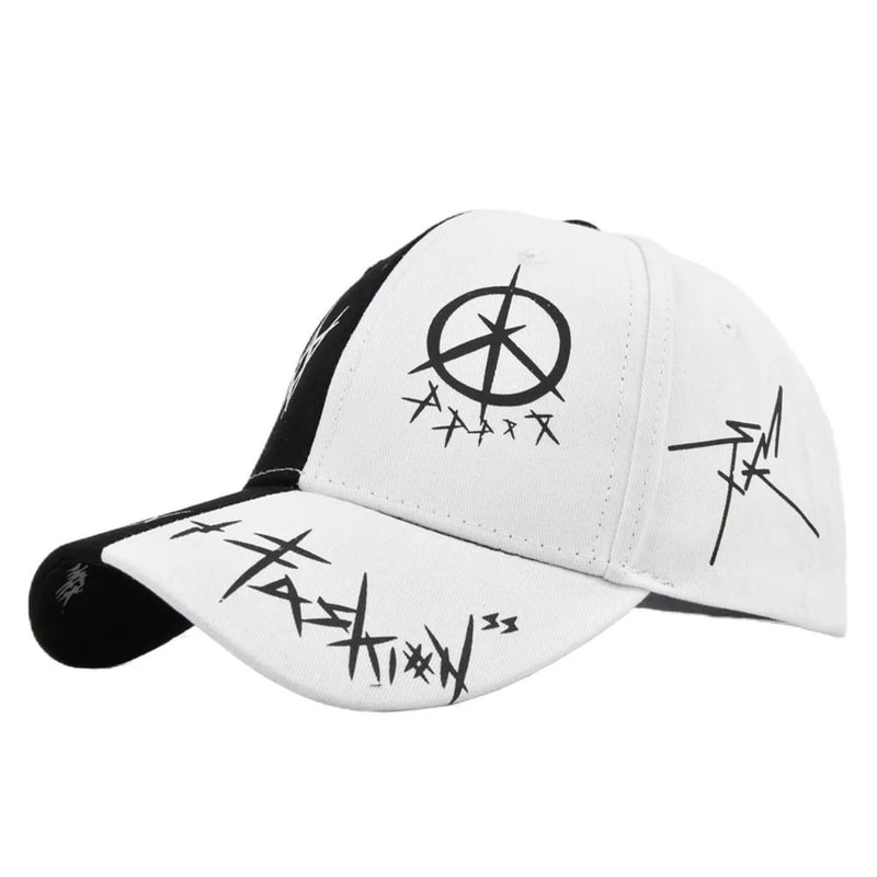 Graffiti Letter Patchwork Snapback Baseball Cap 16