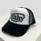 Unisex Color Block Letter Mesh Trucker Cap 8