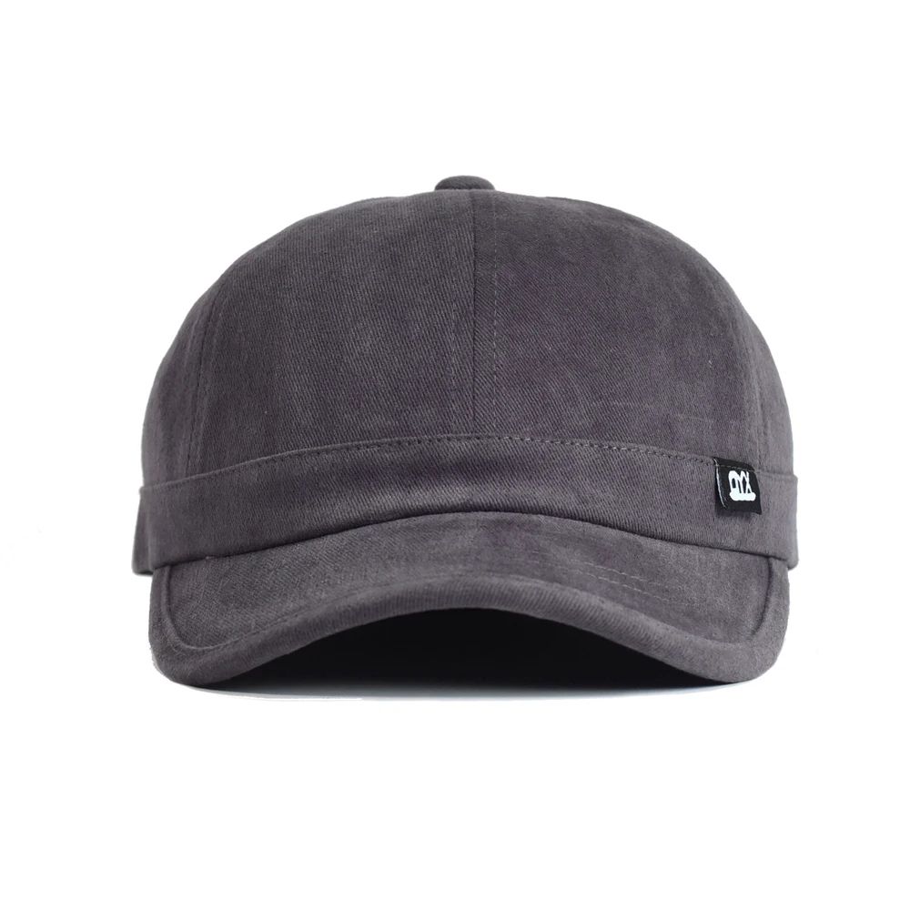 Vintage Short Brim Cotton Baseball Cap 13