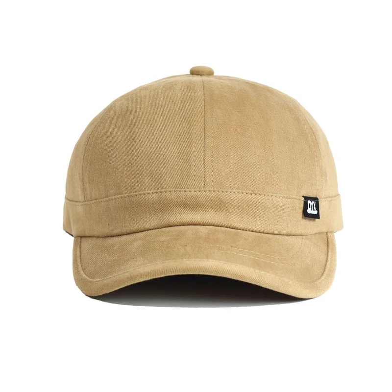 Vintage Short Brim Cotton Baseball Cap 17