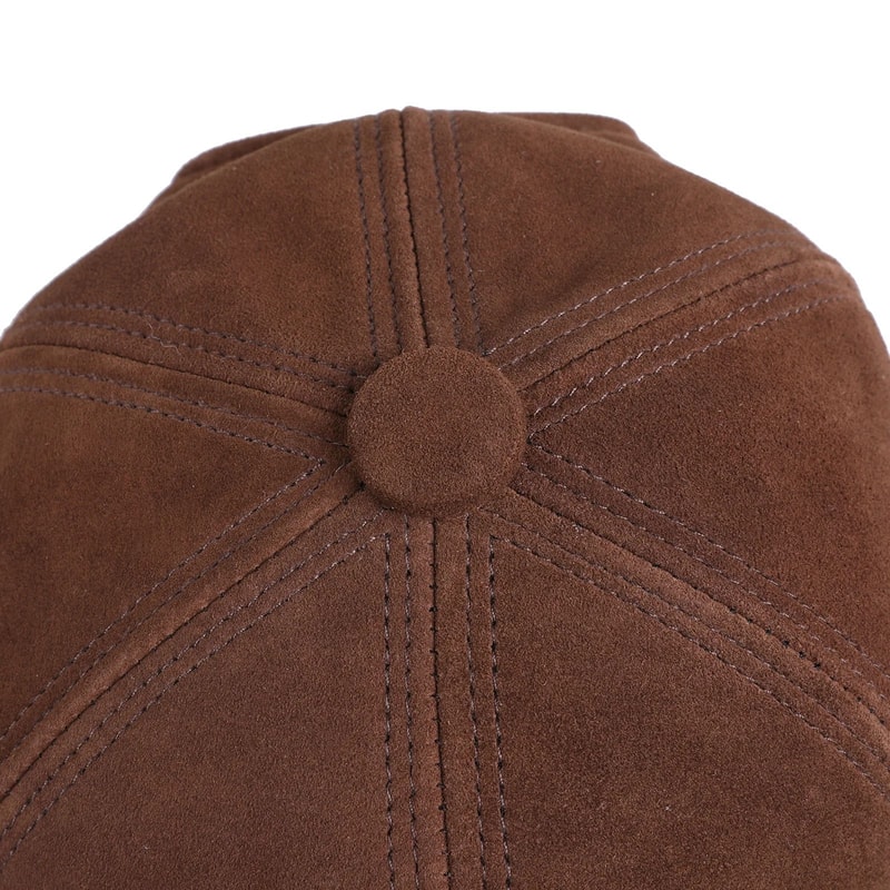 BOONJOVIA Genuine Suede Leather Baseball Cap 12