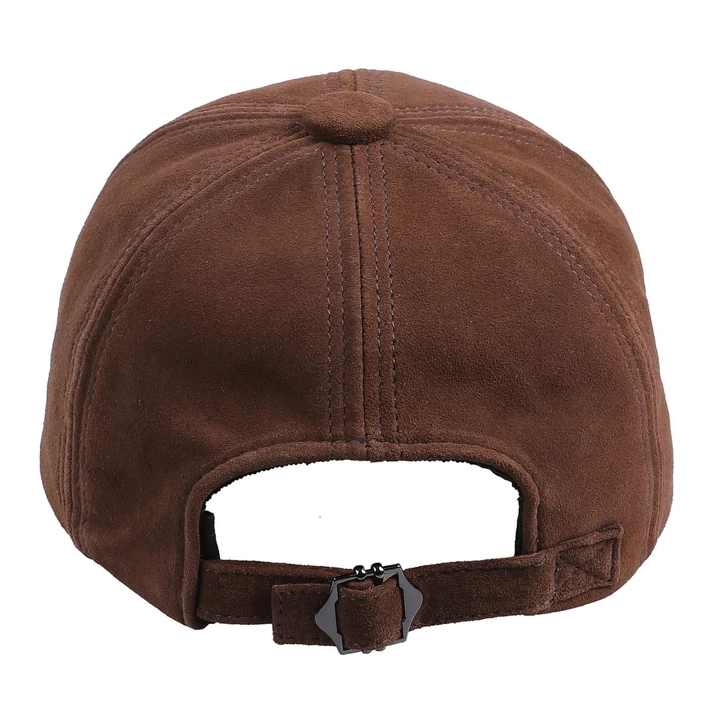 BOONJOVIA Genuine Suede Leather Baseball Cap 13