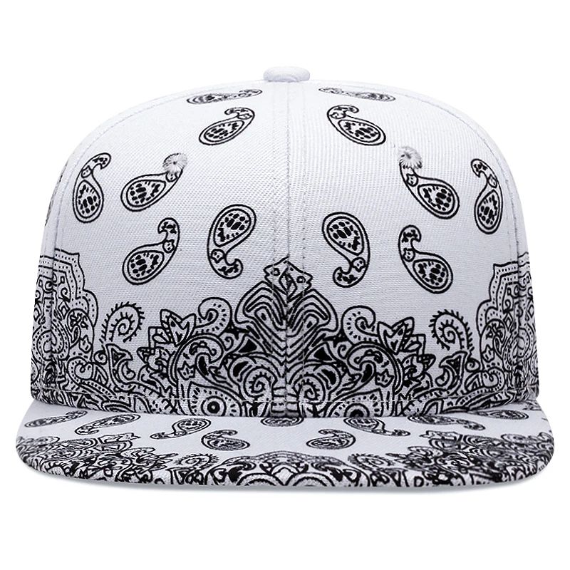 West Coast Cashew Flower Snapback Baseball Cap 3