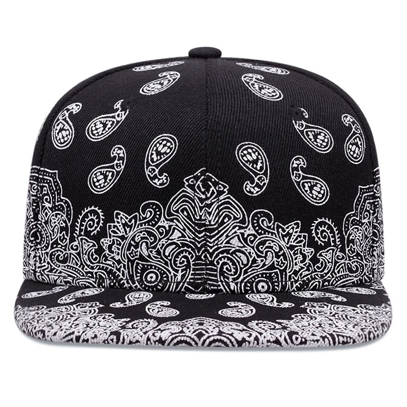 West Coast Cashew Flower Snapback Baseball Cap 5