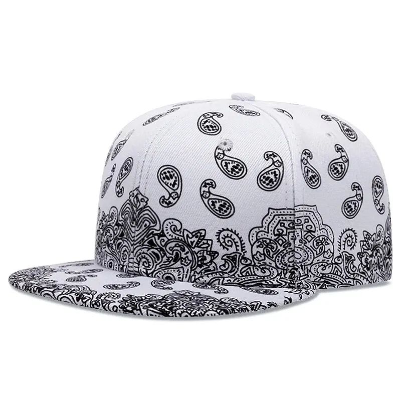 West Coast Cashew Flower Snapback Baseball Cap 7