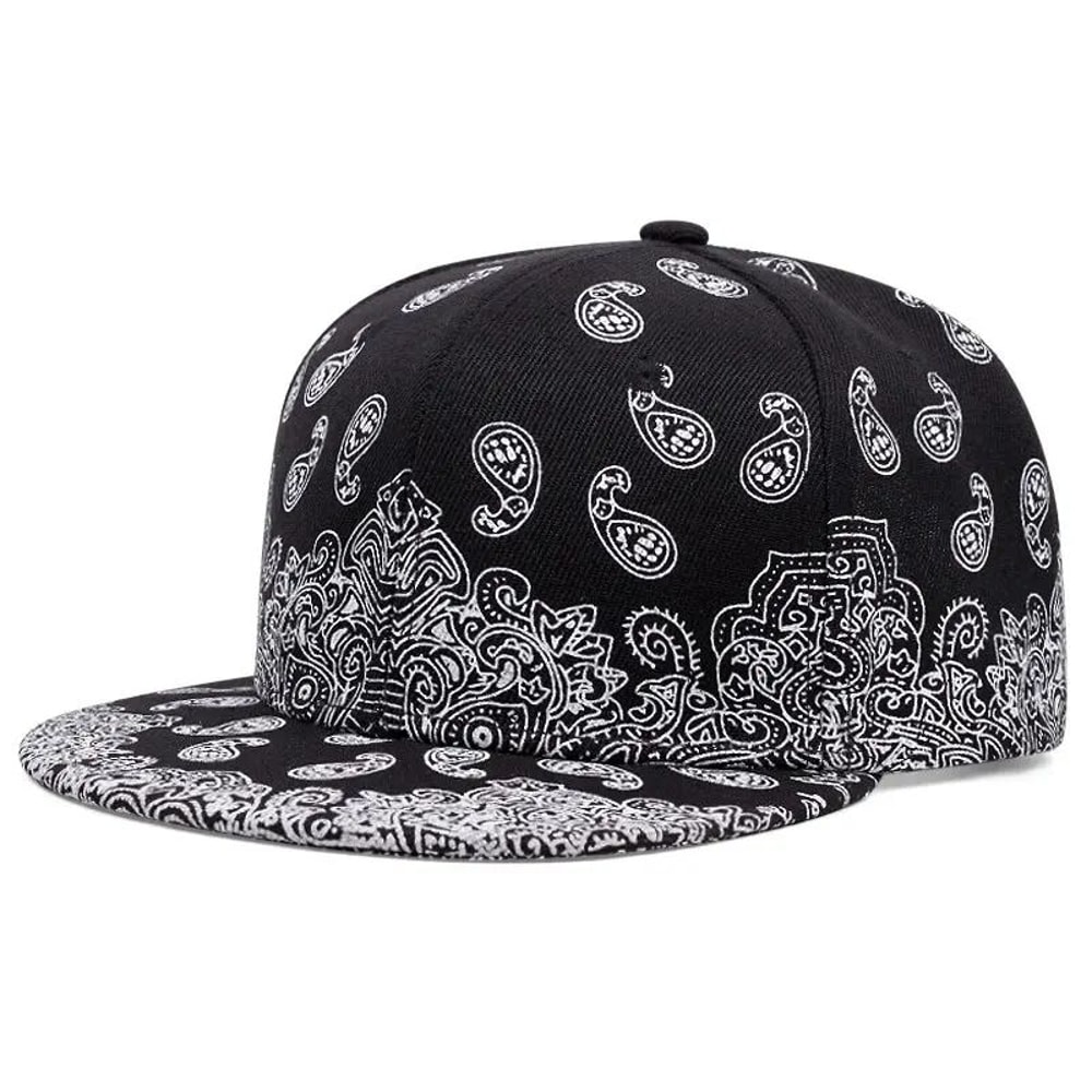 West Coast Cashew Flower Snapback Baseball Cap 8