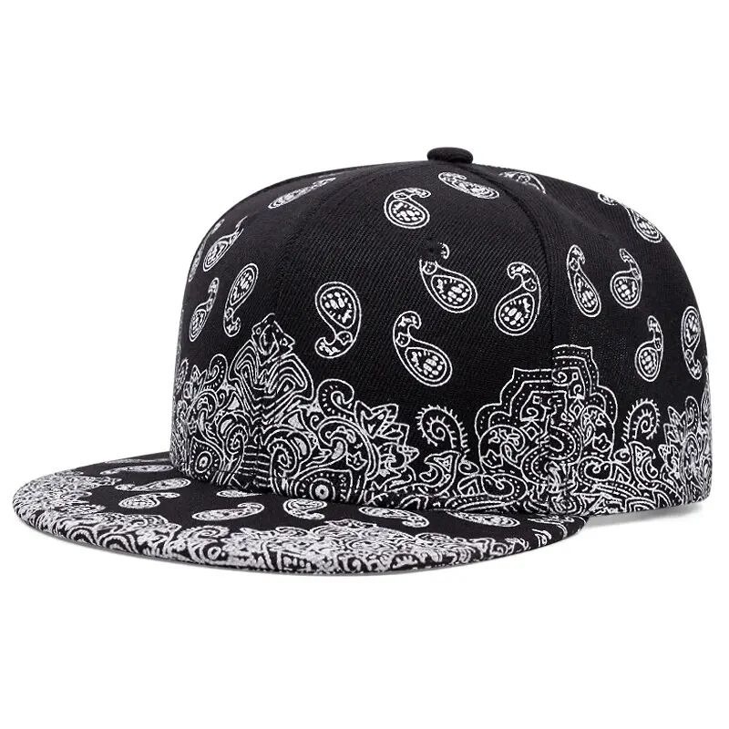 West Coast Cashew Flower Snapback Baseball Cap 8