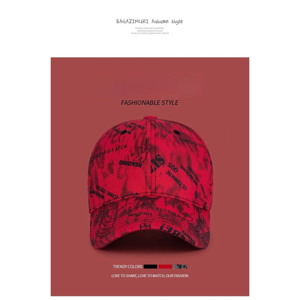 Cool Cotton Print Sport Baseball Cap 7