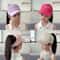 Kids High Ponytail Bowknot Baseball Cap 1