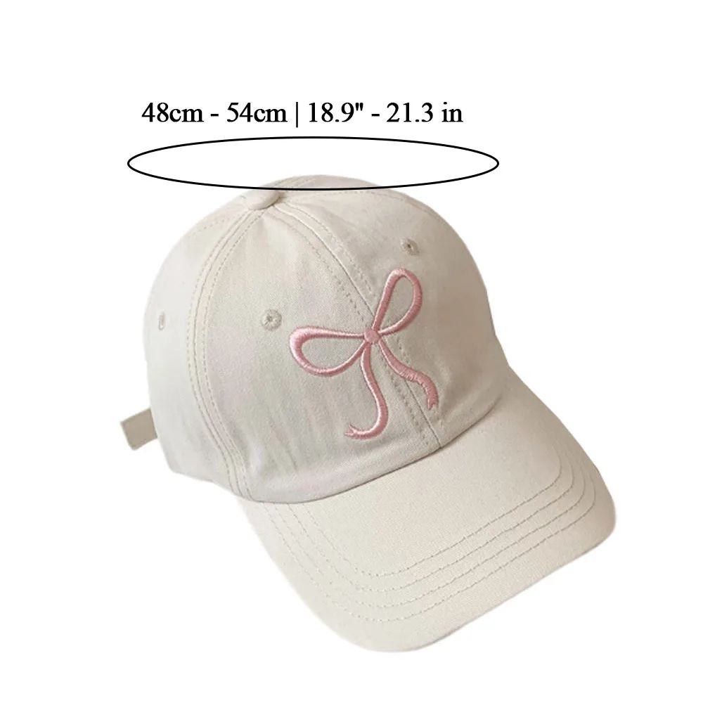 Kids High Ponytail Bowknot Baseball Cap 3