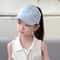 Kids High Ponytail Bowknot Baseball Cap 4