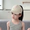 Kids High Ponytail Bowknot Baseball Cap 7