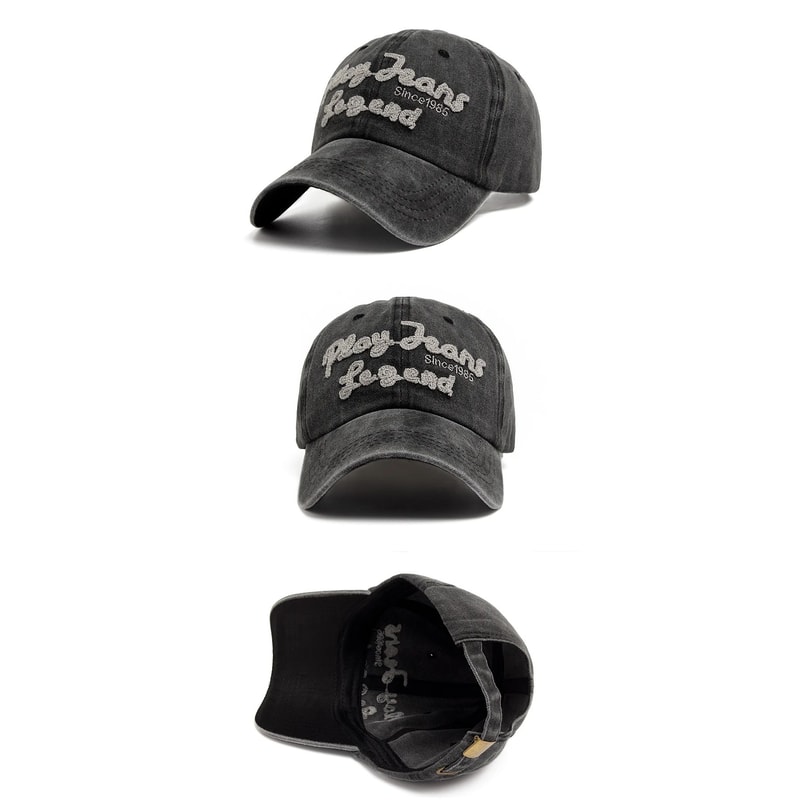 CNTANG Cotton Letter Embroidery Baseball Cap 11