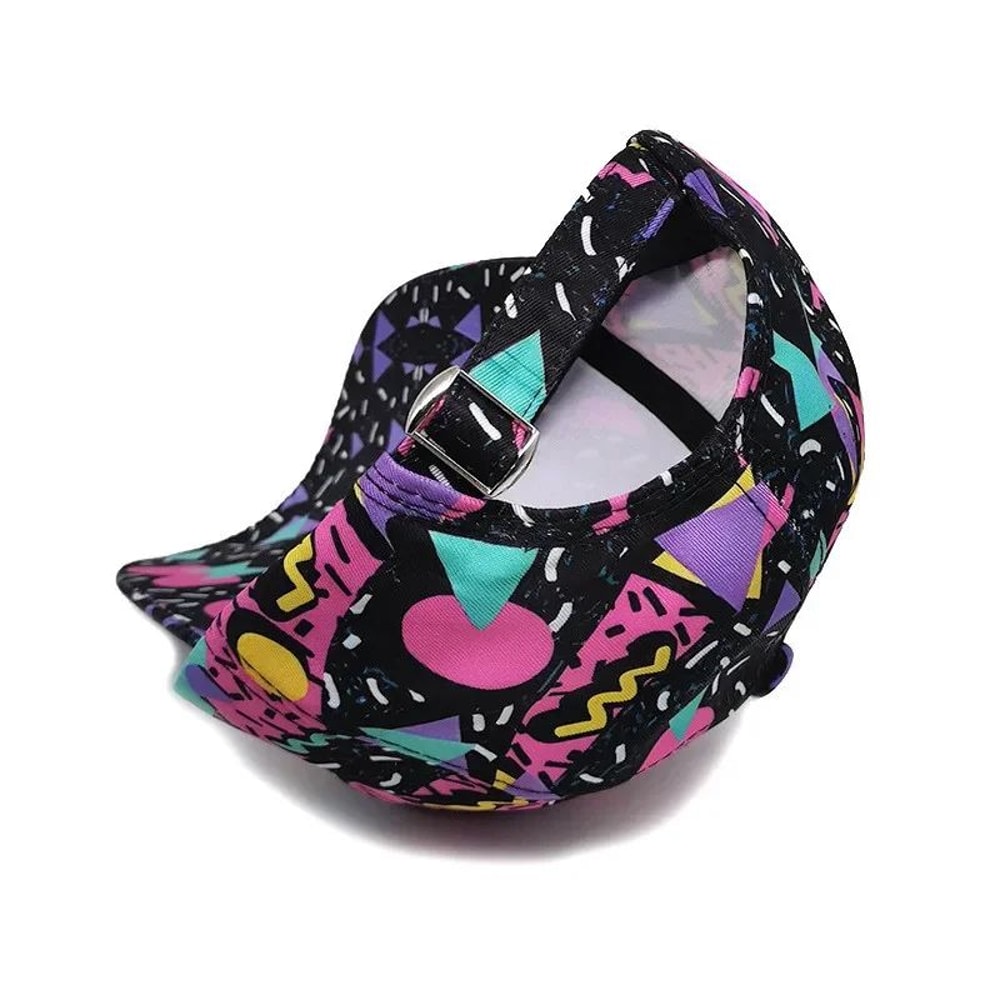 Graffiti Print Adjustable Snapback Baseball Cap 4
