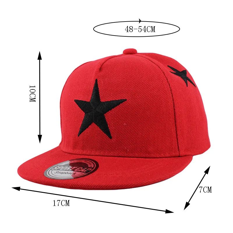 Kids Star Snapback Baseball Cap For Boys And Girls 5