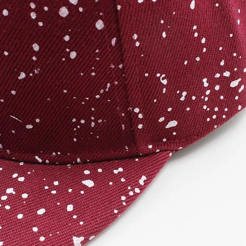 Kids Polka Dot Adjustable Snapback Baseball Cap 2